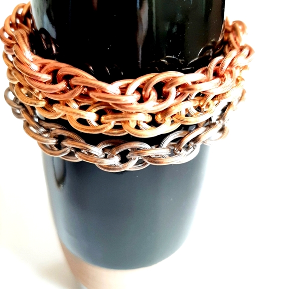 Men's Triple Strand Bracelet - Picture 2 of 4